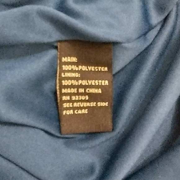 DG2 Navy Floral Bomber Jacket Zip Front Long Sleeve Size L - Picture 4 of 6